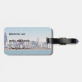 Panorama van de skyline van Chicago Bagagelabel (Achterkant horizontaal)