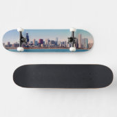 Panorama van de skyline van Chicago Skateboard (Horizontaal)