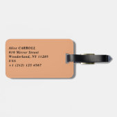 Panorama van de stad Dubrovnik - Kroatië Bagagelabel (Achterkant horizontaal)