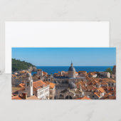 Panorama van de stad Dubrovnik - Kroatië Bedankkaart (Voorkant / Achterkant)