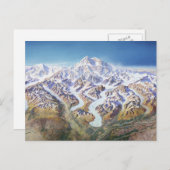 Panorama van Denali (Mt. McKinley) Briefkaart (Voorkant / Achterkant)