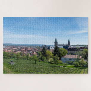 Panorama van het historische oude centrum van Bamb Legpuzzel