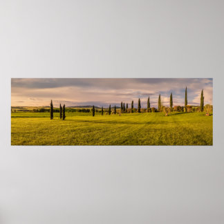 Panorama van het Poster van het Toscaanse landscha