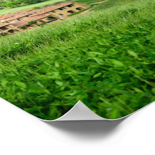 Panorama van het Poster van het Toscaanse landscha (Hoek)