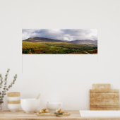 Panorama van het Schotse hoogland-Poster Poster (Keuken)