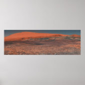 Panorama van Mount Sharp op Mars Poster (Voorkant)