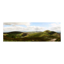 Panorama van Pentland Hills in Edinburgh, Schotlan