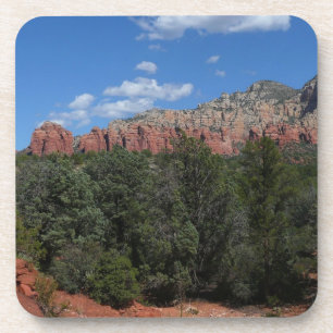 Panorama van rode rotsen in Sedona Arizona Drankjes Onderzetter