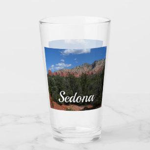 Panorama van rode rotsen in Sedona Arizona Glas