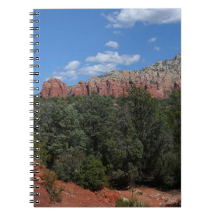 Panorama van rode rotsen in Sedona Arizona Notitieboek