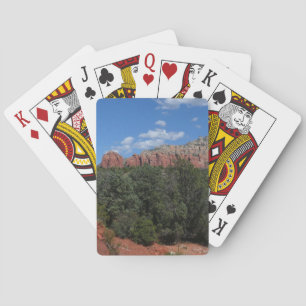 Panorama van rode rotsen in Sedona Arizona Pokerkaarten