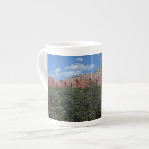 Panorama van rode rotsen in Sedona Arizona Porselein Kop