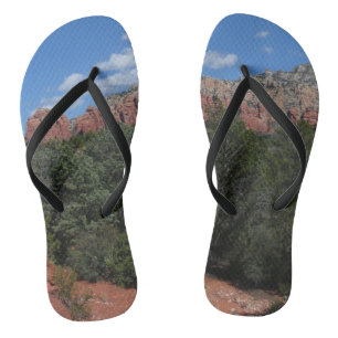 Panorama van rode rotsen in Sedona Arizona Teenslippers