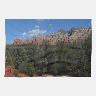 Panorama van rode rotsen in Sedona Arizona Theedoek