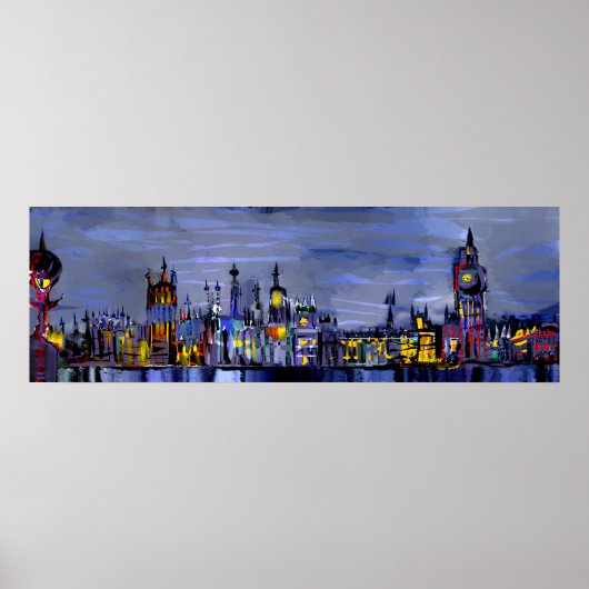 Panoramic London Poster (Voorkant)