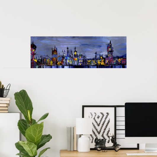 Panoramic London Poster (Thuiskantoor)
