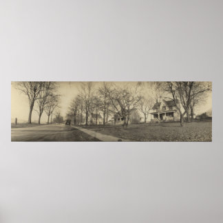 Panoramic W Lakeshore Dr. - Kelleys Island Poster