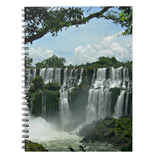 Panoramiek van de Iguazu-Herfsten Notitieboek (Voorkant)