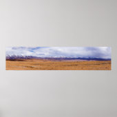 Panoramiek van het tibetaanse landschap poster (Voorkant)