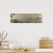 panoramiek van Kelleys Island, OH - Ferry Poster (Keuken)