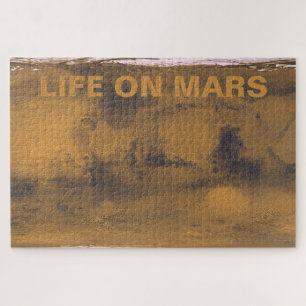 Panoramiek van Mars het Rode Planet van de Ruimte Legpuzzel