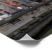 Panoramiek van Musee d'Orsay uit de Royal Pont - P Poster (Hoek)