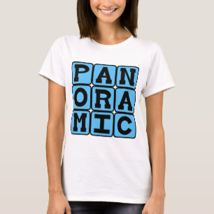 Panoramisch, Fotografie Stijl T-shirt