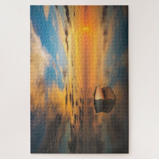 Panoramisch landschap Puzzle Legpuzzel (Verticaal)