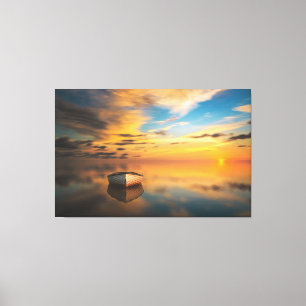 Panoramisch landschapsschilderwerk canvas afdruk