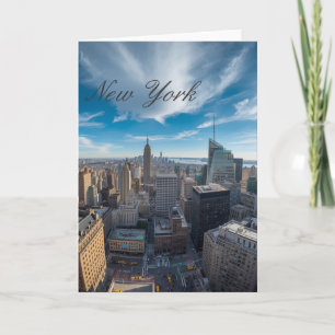 Panoramisch New York City Reis Kaart