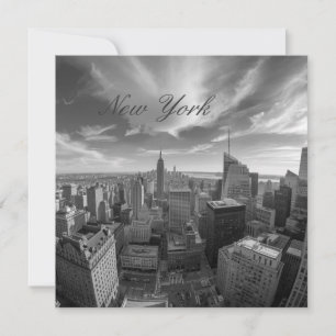 Panoramisch New York City Reizen Feestdagenkaart
