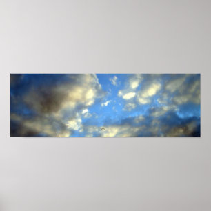 Panoramisch Storm Clouds Print Poster