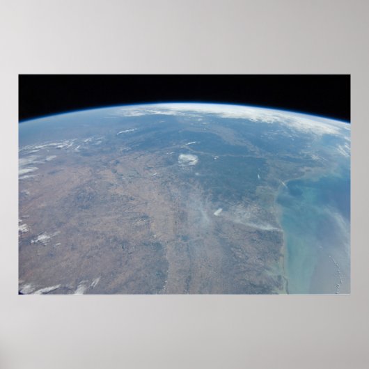 Panoramisch Texas en de Golf van Mexico Poster (Voorkant)