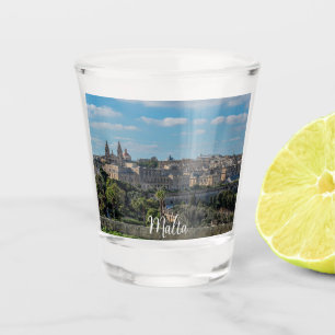 Panoramisch uitzicht op het oude stadsgedeelte van shot glas