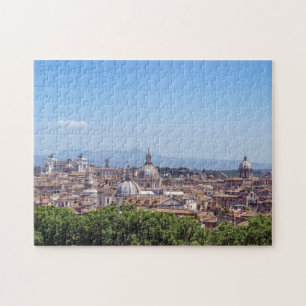 Panoramisch uitzicht Rome van Castel Sant'Angelo Legpuzzel