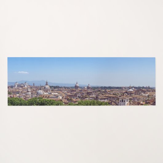Panoramisch uitzicht Rome van Castel Sant'Angelo Yogamat (Achterkant (horizontaal))