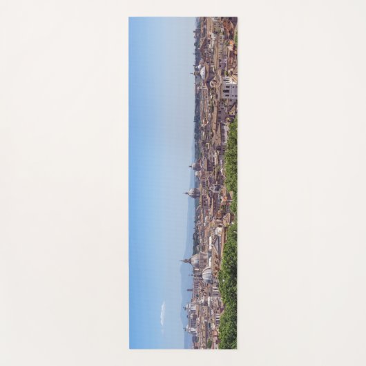 Panoramisch uitzicht Rome van Castel Sant'Angelo Yogamat (Voorkant)