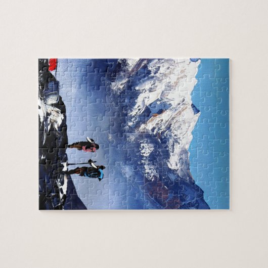 Panoramisch Uitzicht van Ama Dablam Peak Everest M Legpuzzel (Horizontaal)