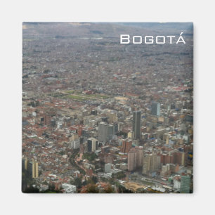 Panoramisch uitzicht van Bogota Magneet