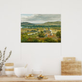 Panoramisch Uitzicht van de Ile-de-France Poster (Keuken)