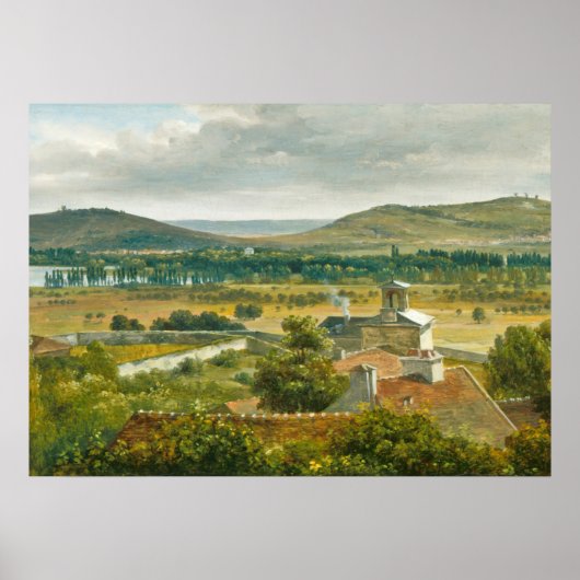 Panoramisch Uitzicht van de Ile-de-France Poster (Voorkant)