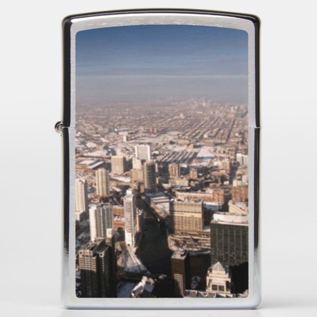 Panoramisch uitzicht van de stad (Voorkant)