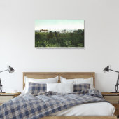 Panoramisch Uitzicht van de stad Canvas Afdruk (Insitu (Slaapkamer))