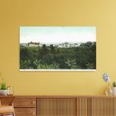 Panoramisch Uitzicht van de stad Canvas Afdruk (Insitu (Woonkamer))