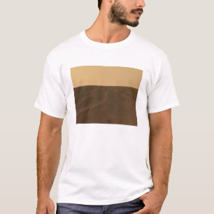 Panoramisch uitzicht van de vlakten van Meridiani T-shirt