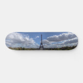 Panoramisch uitzicht van Eiffeltoren uit Trocadero Skateboard (Horizontaal)