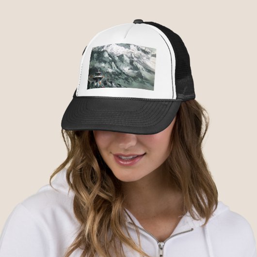 Panoramisch Uitzicht van het Everest-basiskamp Trucker Pet (In situ)
