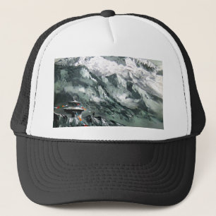 Panoramisch Uitzicht van het Everest-basiskamp Trucker Pet