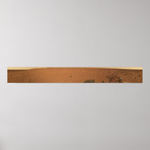 Panoramisch uitzicht van Mars 10 Poster