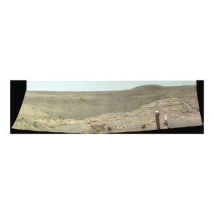 Panoramisch uitzicht van Mars 2 Foto Afdruk